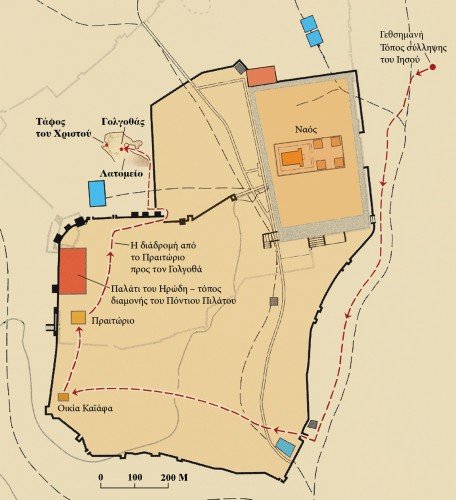 JERUSALEM_OLD_MAP_Πολυετής μελέτη σε τείχος της Ιερουσαλήμ επιβεβαιώνει τη Βίβλο_15_05_2024